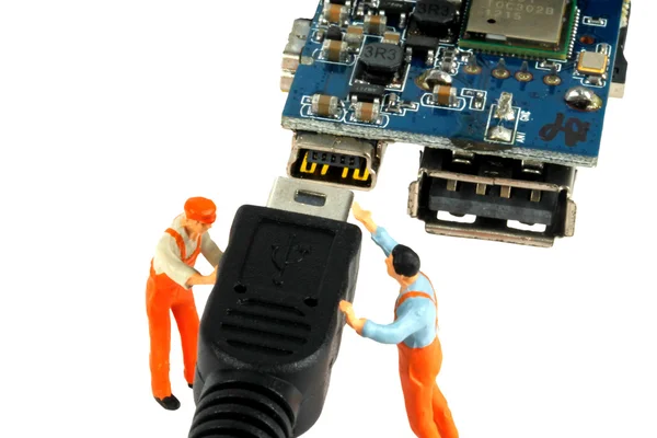 Repairing electronics — Stock Photo, Image