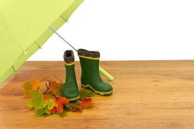 Bebek lastik çizmeler şemsiye