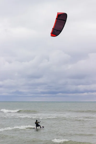 Kitesurfing sport — Stock fotografie