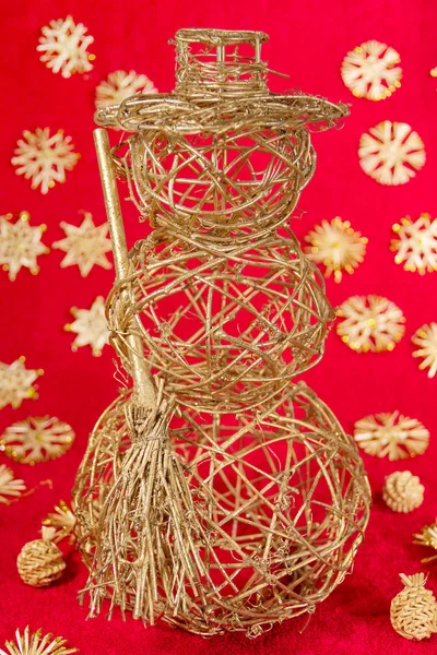 Snowman branches — Stock Photo, Image