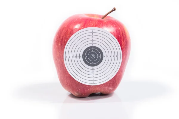 Target ripe apple — Stock Photo, Image