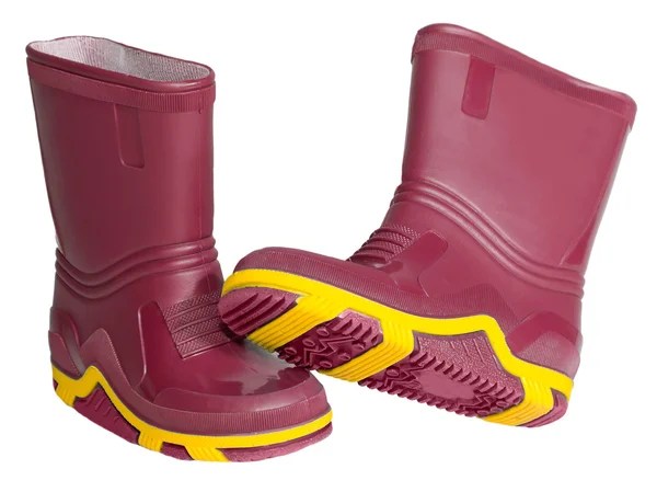 Kids rubber boots — Stock Photo, Image