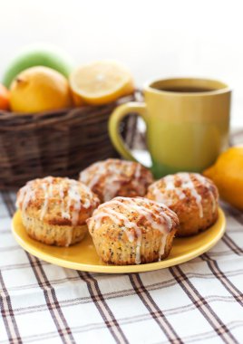 Limonlu Haşhaşlı muffins