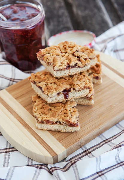 Marmelade gefüllte Barkekse — Stockfoto