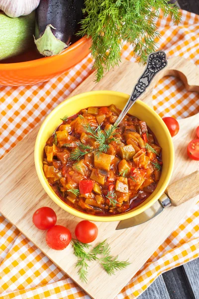 Vegetable stew (Ratatouille) — Stock Photo, Image