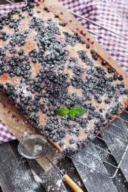 ev yapımı yaban mersinli kek