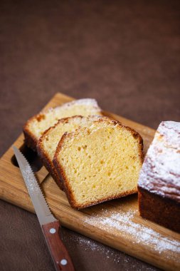 Lezzetli ev yapımı limonlu kek.