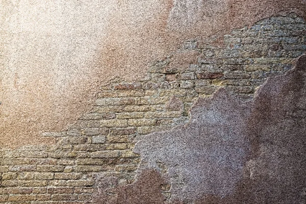Natural brick plaster background — Stock Photo, Image