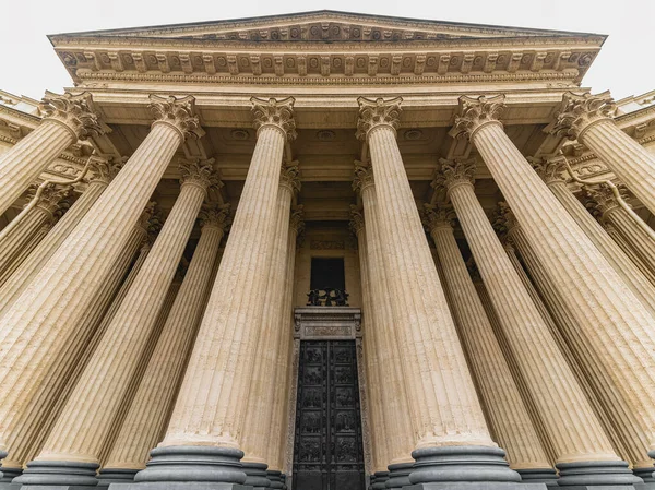 Low Angle View Stone Columns Kazan Cathedral Saint Petersburg — Stock Photo, Image