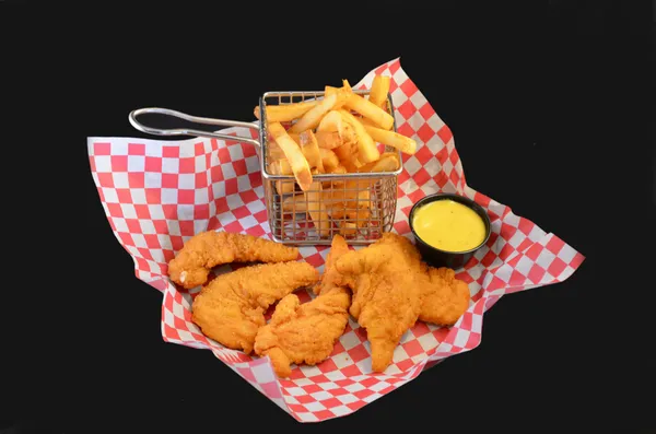 Chicken Tenders and Fries — Stock Photo, Image