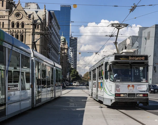 tramvaylar çalıştıran Melbourne, Avustralya