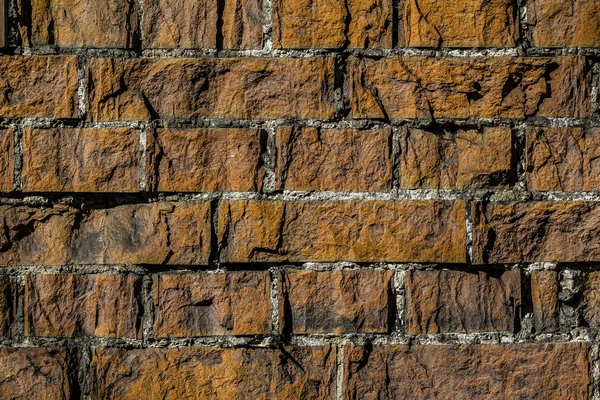 Alte Ziegelwandmuster Nahaufnahme — Stockfoto