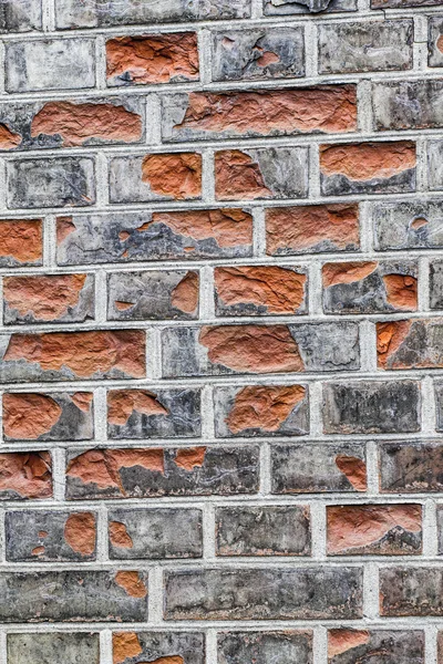 Padrão de parede de tijolo velho closeup — Fotografia de Stock