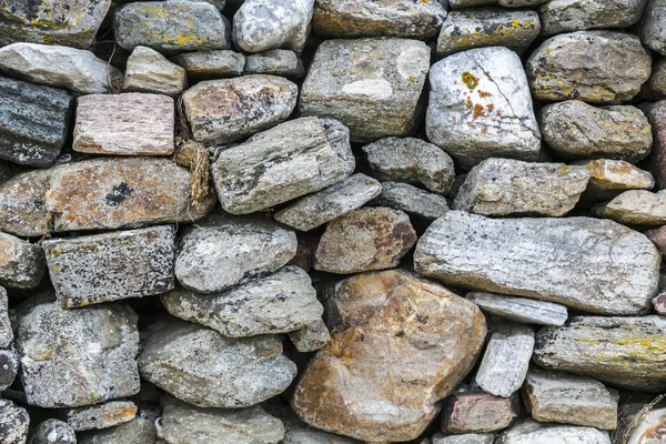 Closeup vzor starověké přírodní kamenné zdi — Stock fotografie