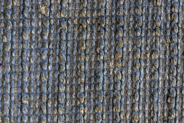 Primer plano de una alfombra azul, textura de fondo —  Fotos de Stock