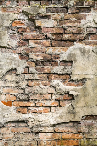 Close-up de uma parede de tijolo grunge velho, fundo — Fotografia de Stock