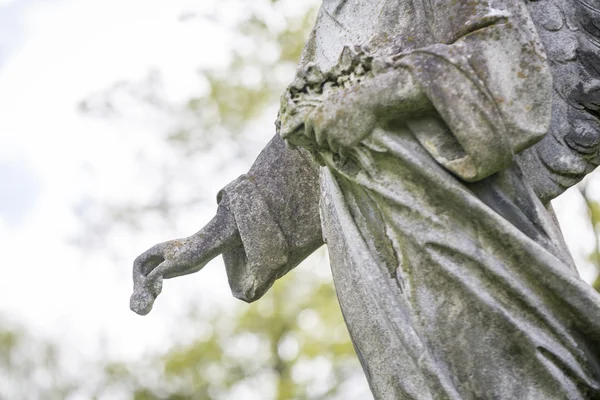 Dettaglio di una scultura d'angelo — Foto Stock