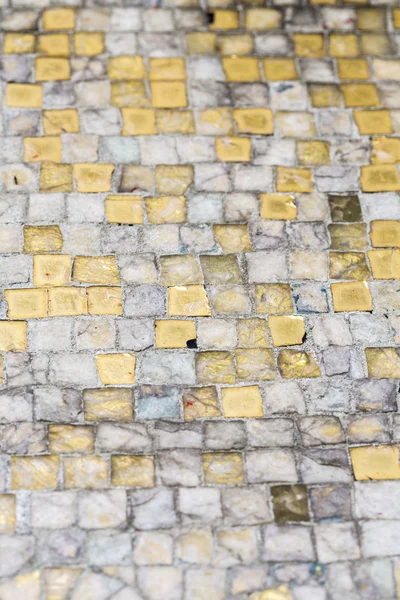 Dettaglio di un vecchio mosaico d'oro — Foto Stock