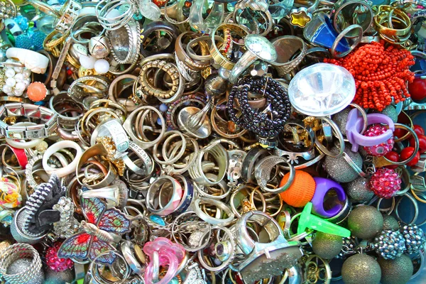 Collectie van ringen — Stockfoto