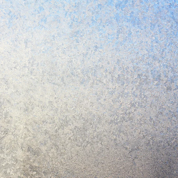 Ventana cuadrada helada en fondo de invierno — Foto de Stock