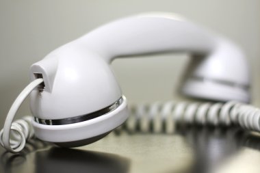Vintage telefon alıcı paçayı yaptı