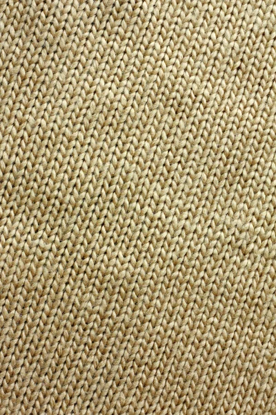 Tan Knitted Tweed Fabric Background — Stock Photo, Image