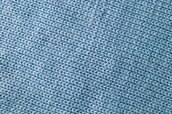 Blue Woven Fabric Background — Stock Photo, Image