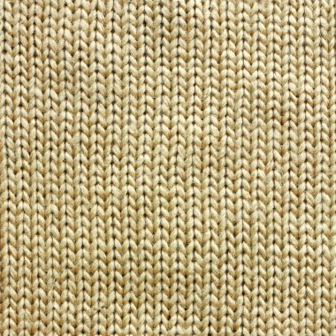 Tan Knitted Tweed Fabric Background clipart