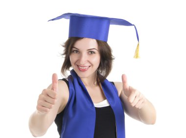 Lisansüstü gülümseyen