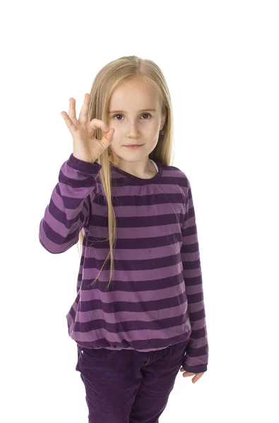 Ragazza in un abito viola — Foto Stock