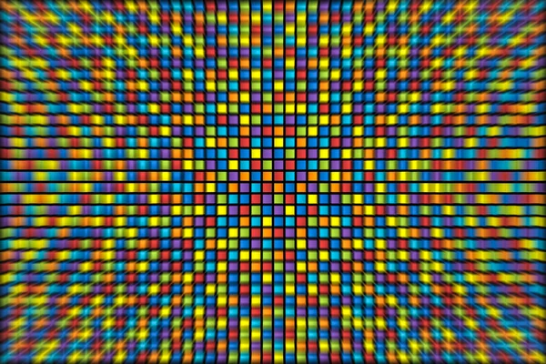 彩色正方形的抽象背景 — 图库照片