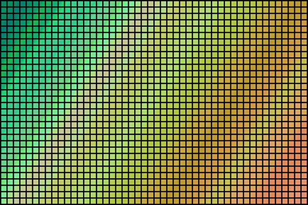 Carrés colorés disposés dans une matrice — Photo