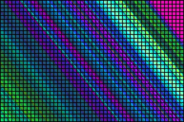 Carrés colorés disposés dans une matrice Images De Stock Libres De Droits