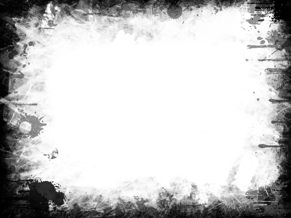 Cadre abstrait en noir et blanc Image En Vente