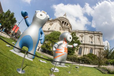 The London 2012 Olympics games mascot, Wenlock and Mandeville clipart