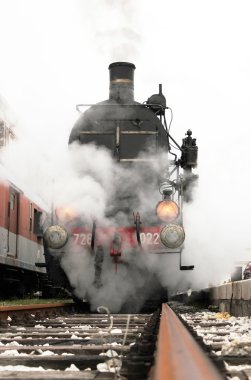 buhar motoru tren