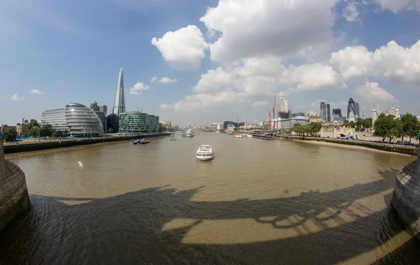 Tower Bridge during the London Olympics 2012 — Stock Photo, Image
