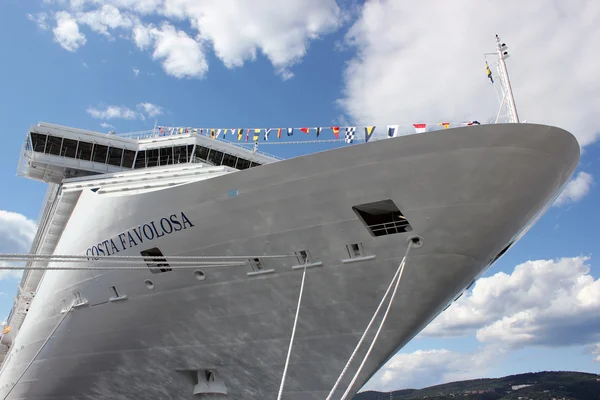 Inaugurazione della nave da crociera Costa Favolosa — Foto Stock