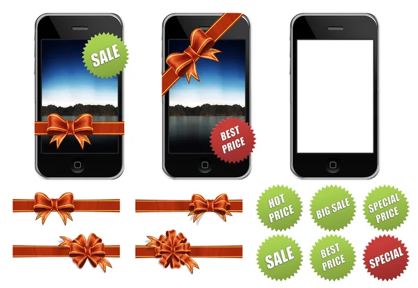Gift Apple iPhone — Stock Photo, Image
