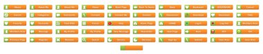 Web sitesi için renkli düğmeler
