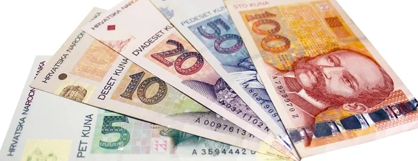 Croatian banknotes — Stock Photo, Image