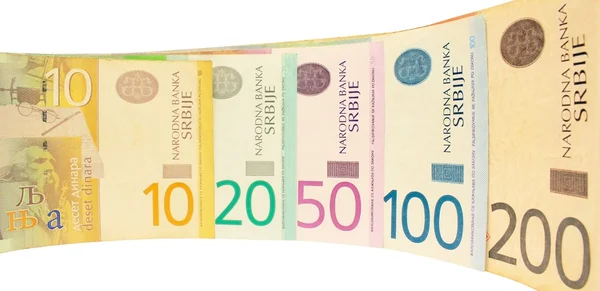 Сербська банкнот — стокове фото