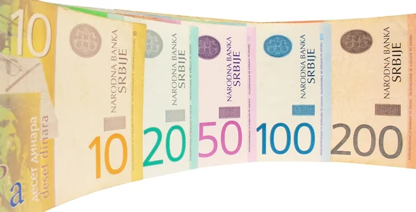 塞尔维亚纸币 — 图库照片