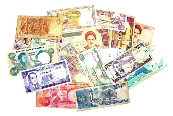 Banknoty z Bliskiego Wschodu — Zdjęcie stockowe