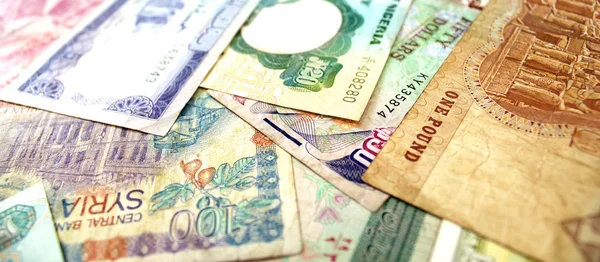 Banknoty z Bliskiego Wschodu — Zdjęcie stockowe