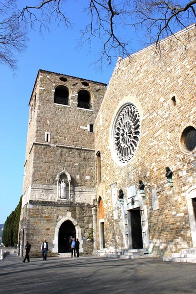 Vista da Igreja de "San Giusto " — Fotografia de Stock