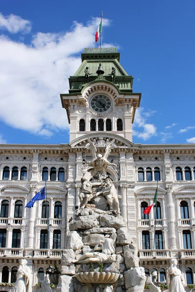 Trieste'de belediyeye — Stok fotoğraf