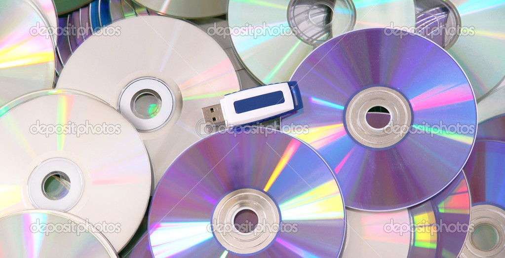 USB Pen Drive on CDs and DVDs