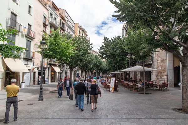 Girona Yaya Caddesi — Stok fotoğraf