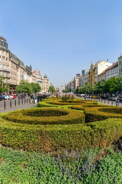 Wenceslas Square Prahassa — kuvapankkivalokuva